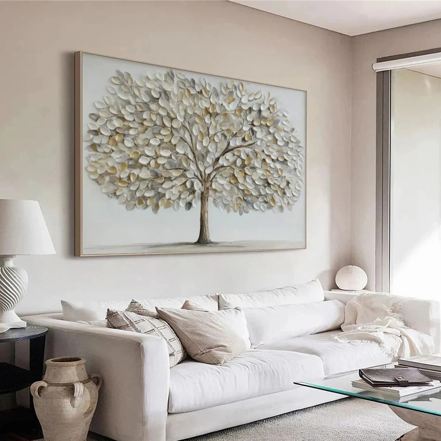 Tree Abstract Textured Wall Art #TP068