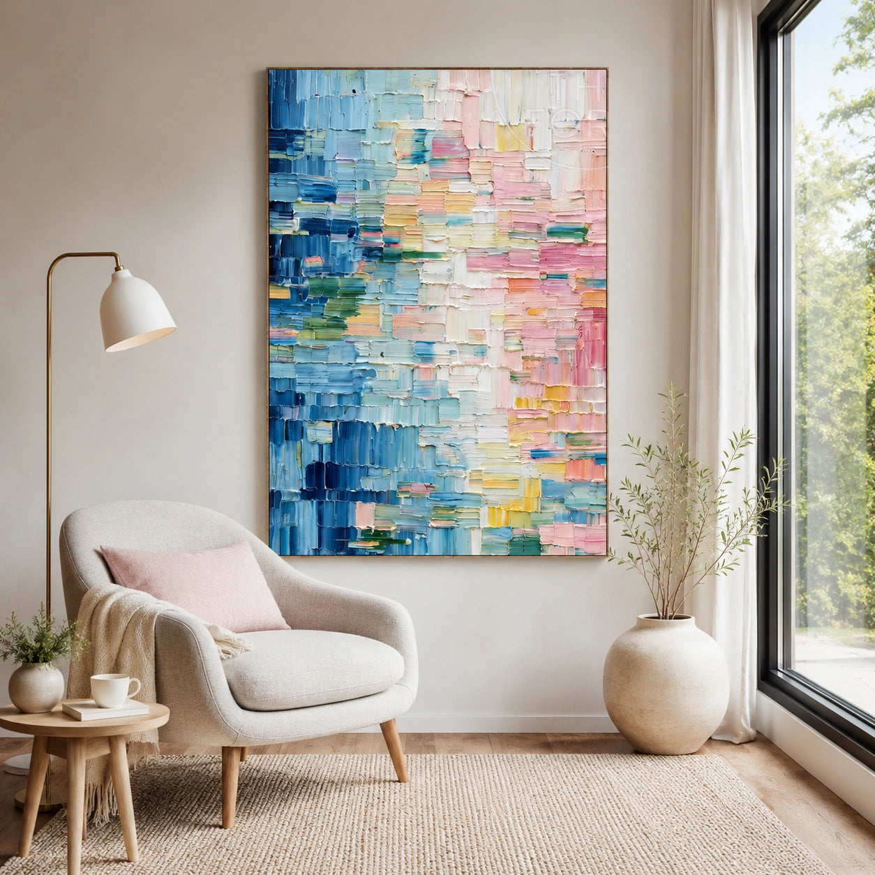 Abstract Textured Wall Art #AT184
