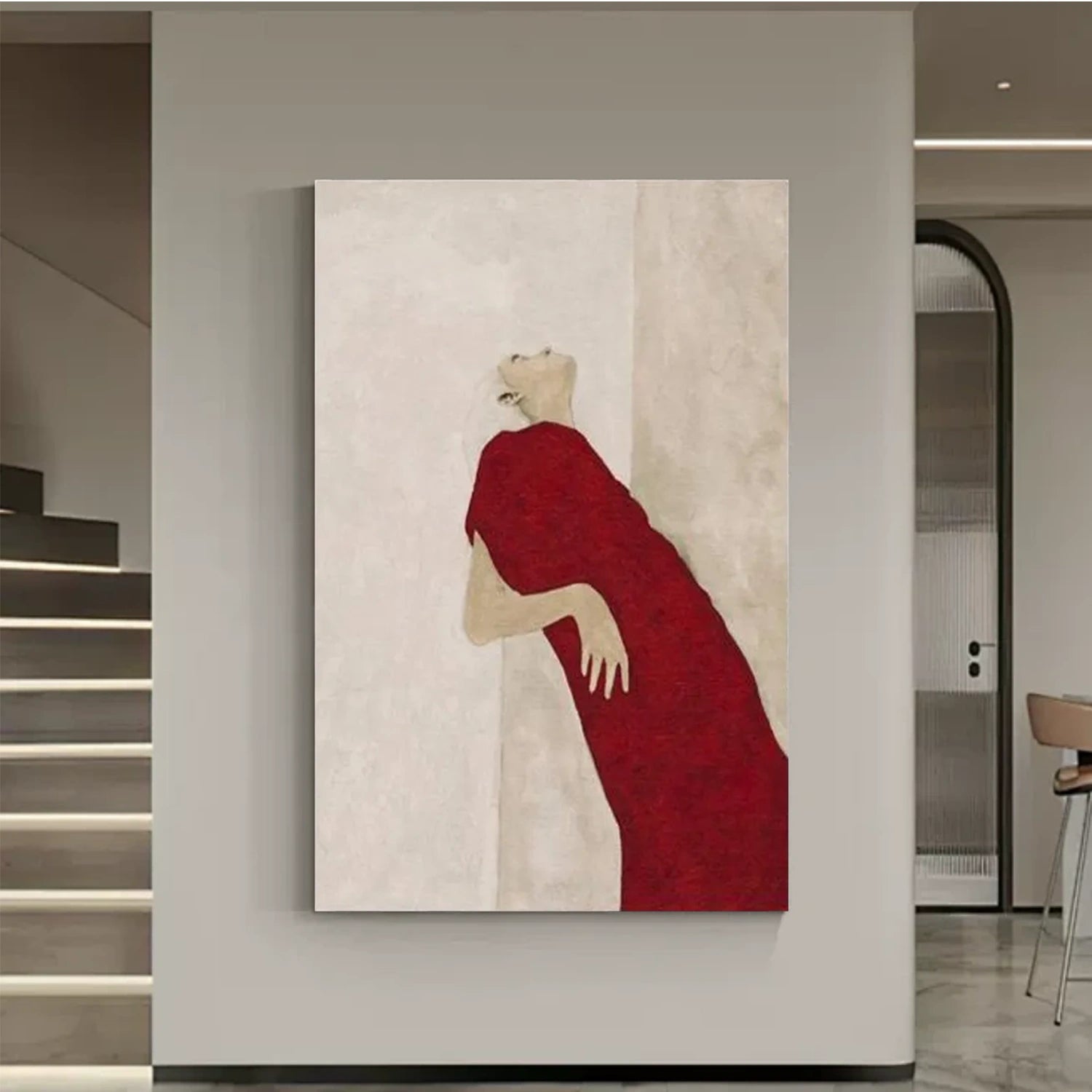 Abstract People Canvas Art #AE031