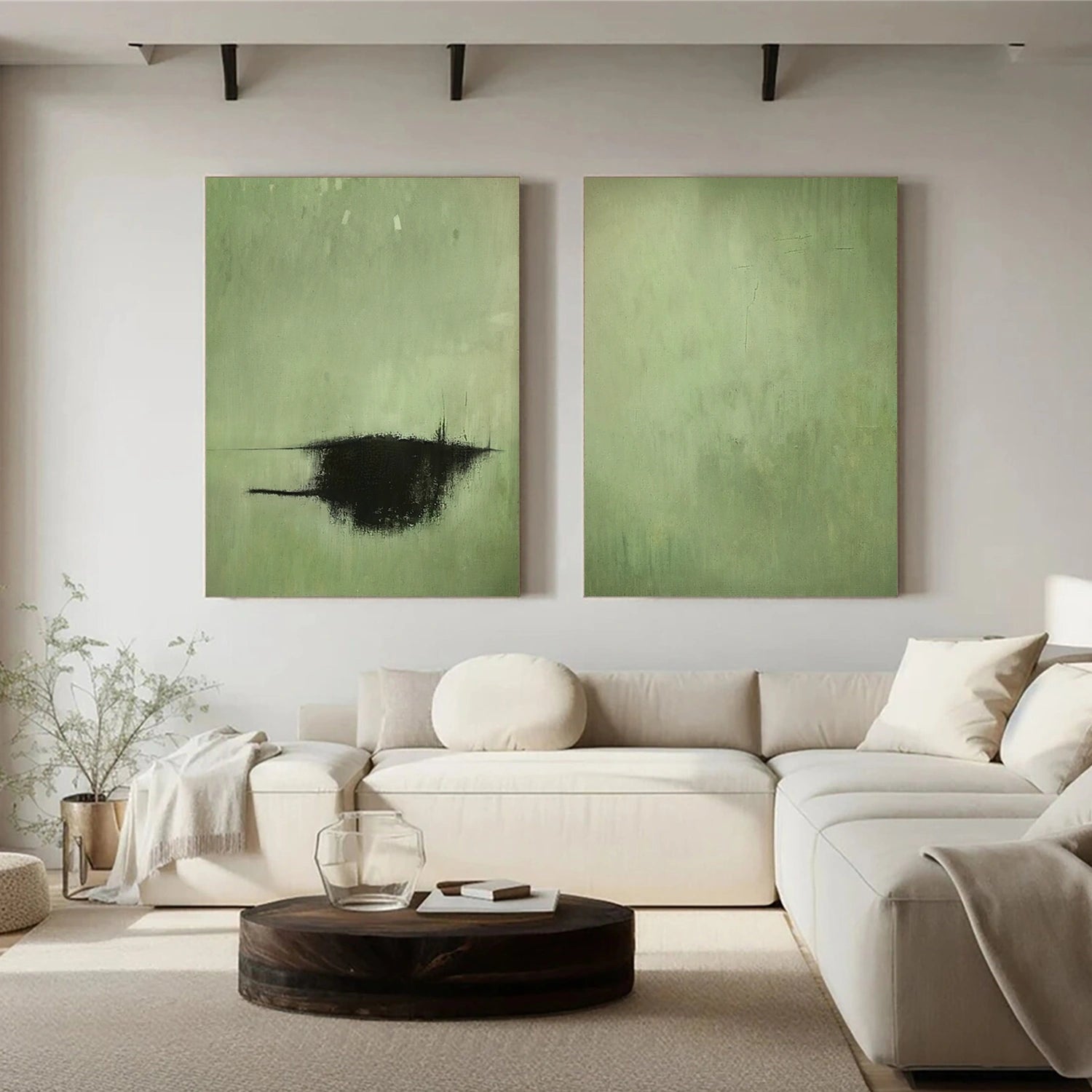 Abstract Painting Canvas Set of 2 #AP159