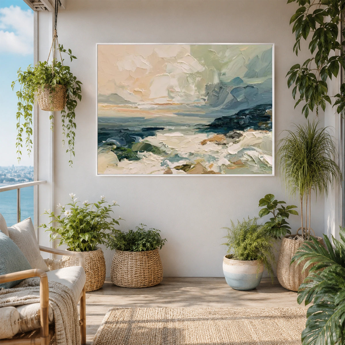 Abstract Textured Wall Art #AT198