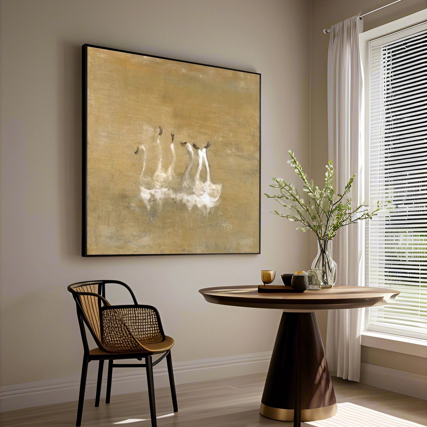 Abstract Animal Goose Wall Art #AC062