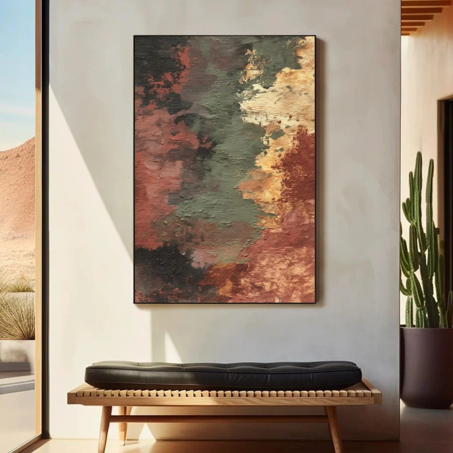 Abstract Canvas Wall Art #AP307