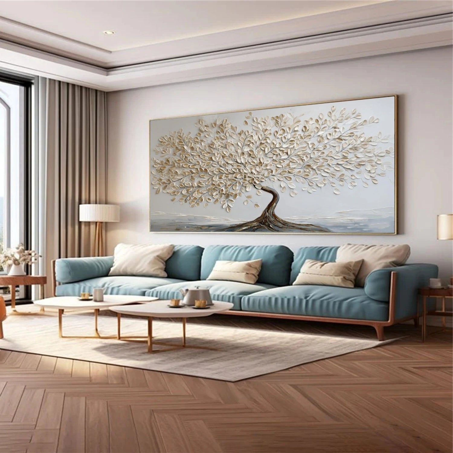 Tree Abstract Textured Wall Art #TP069