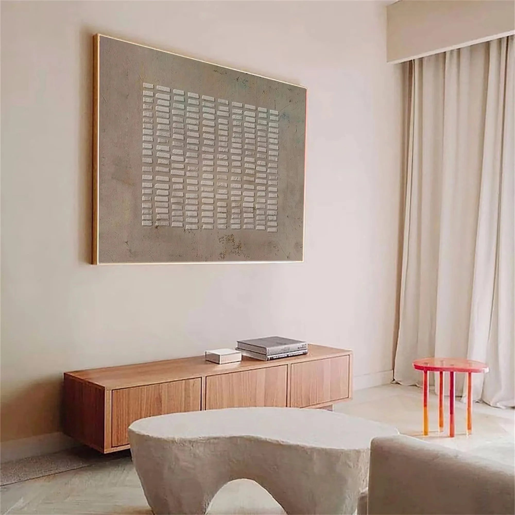 Wabi Sabi Textured Canvas Art #WS009