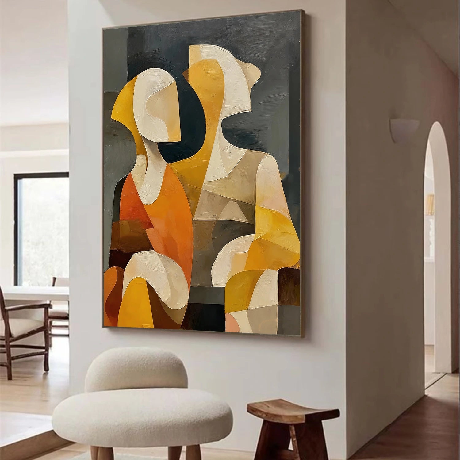 Abstract People Canvas Art #AE059