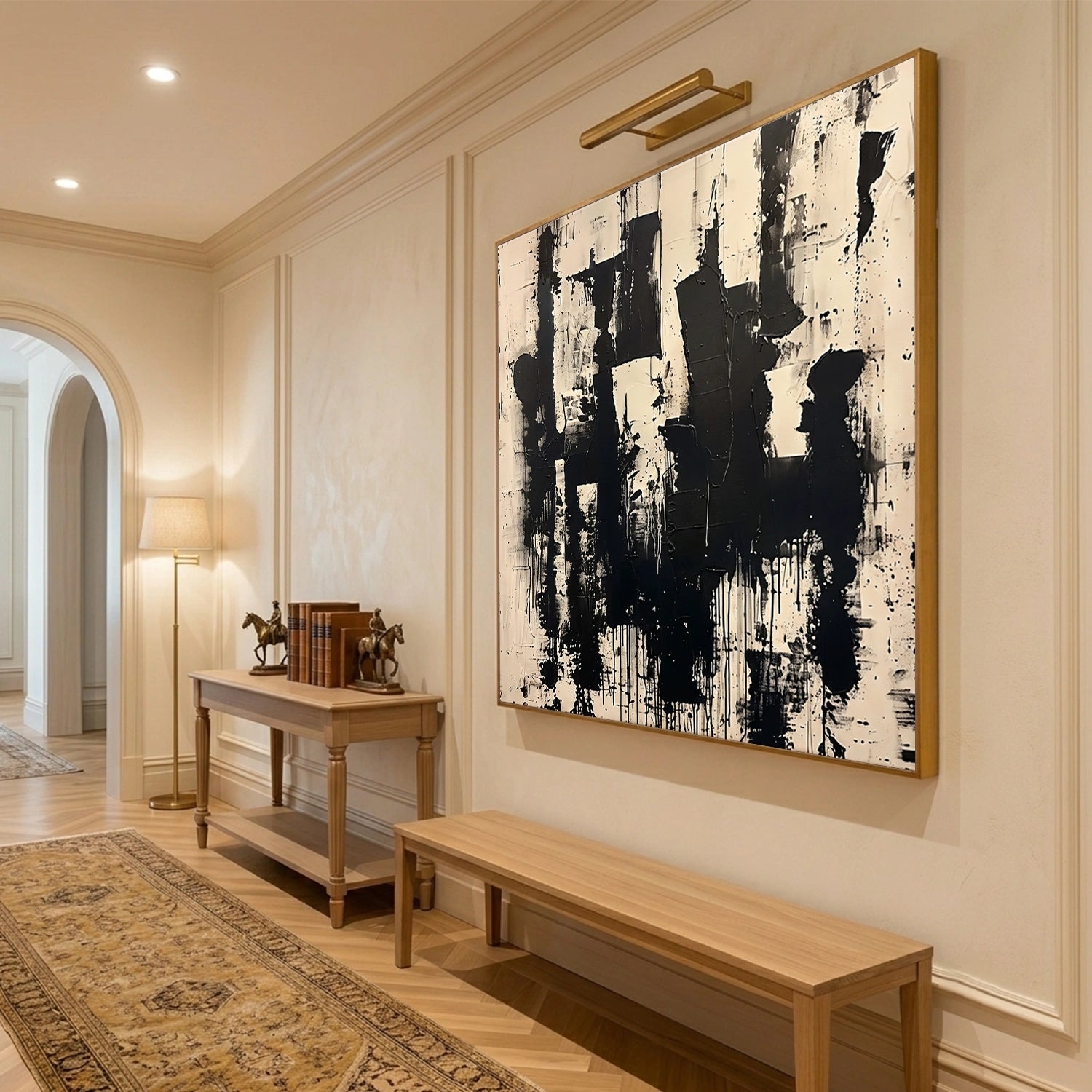 Abstract Canvas Wall Art #AP382
