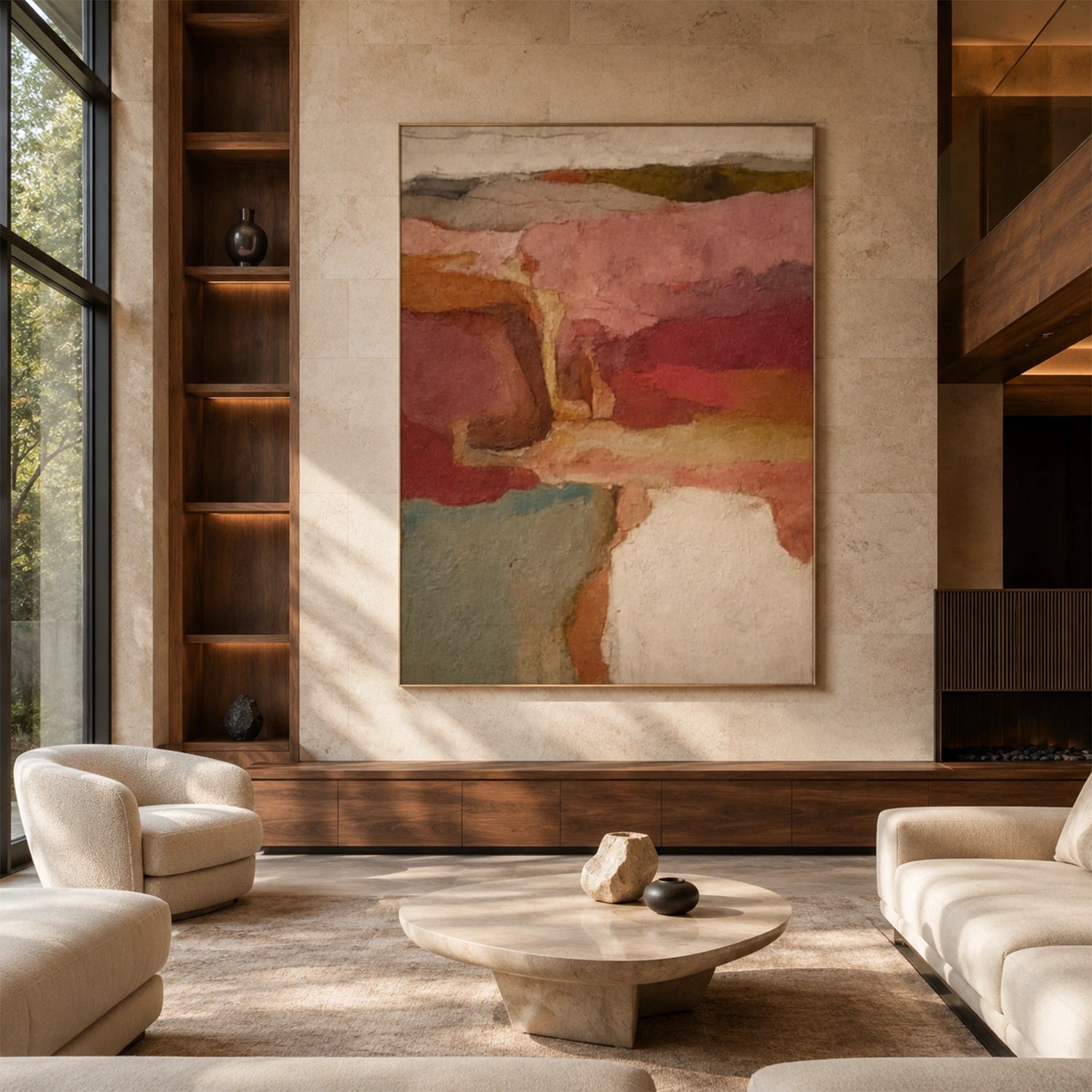 Abstract Textured Wall Art #AT178