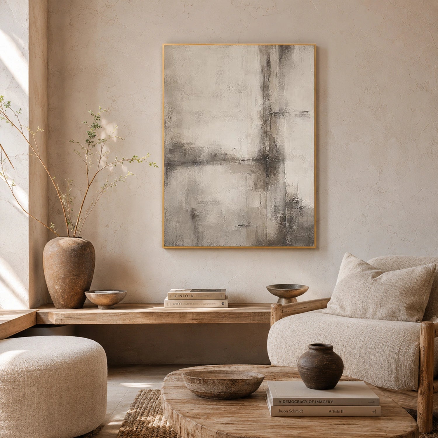 Abstract Canvas Wall Art #AP397