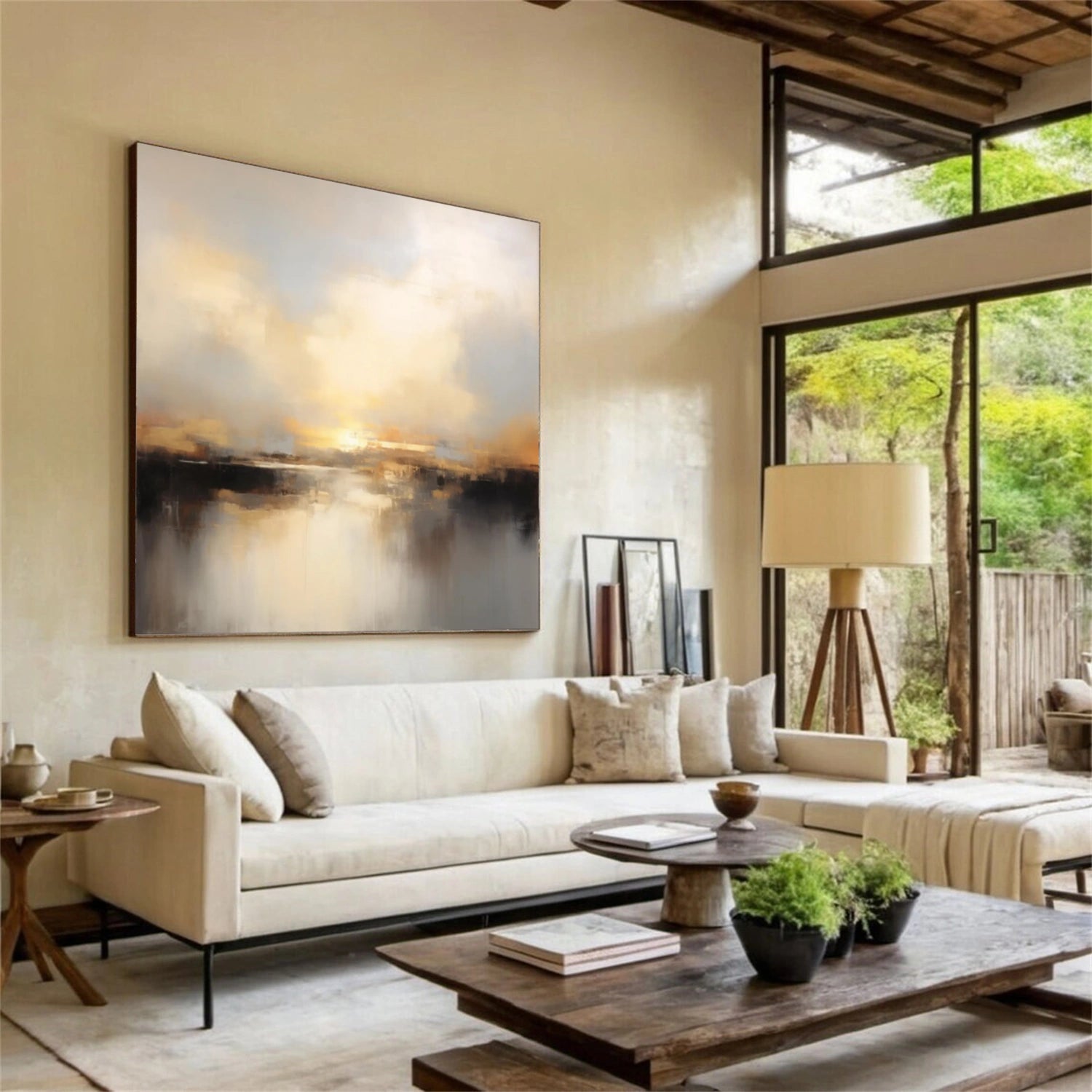 Abstract Canvas Wall Art #AP267