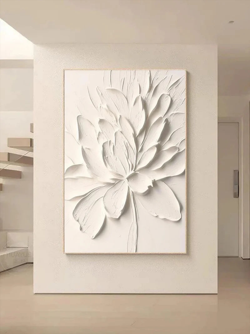 Flower Textured Painting Canvas #FP059
