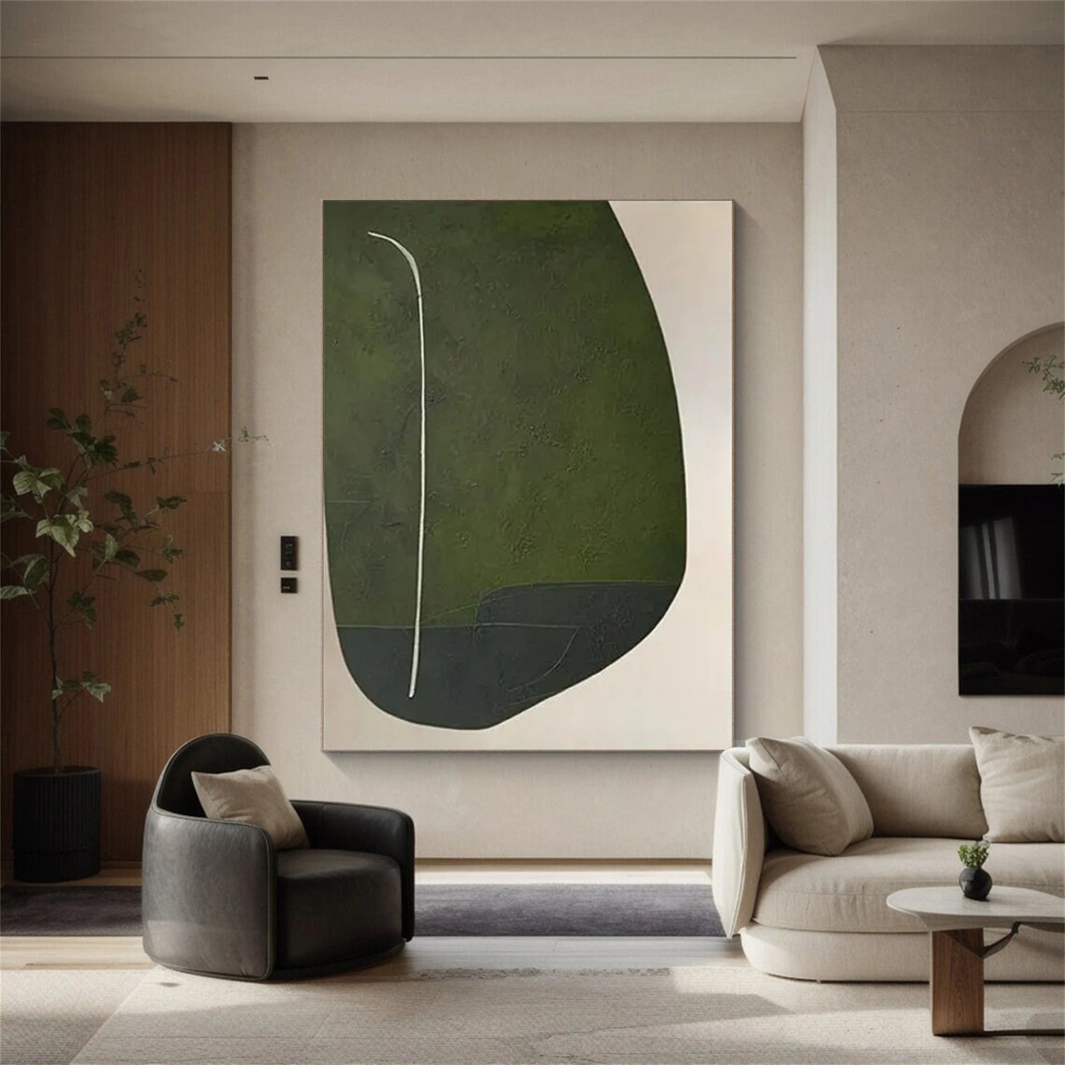 Abstract Canvas Wall Art #AP258
