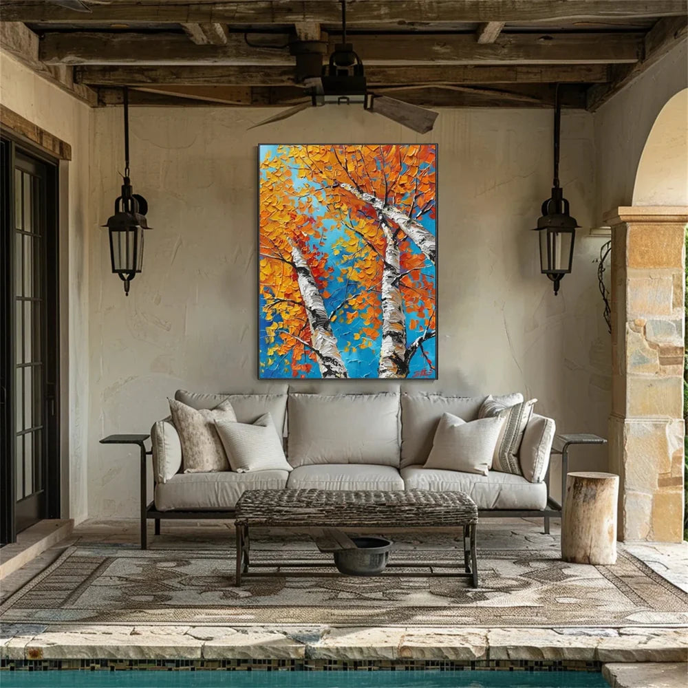 Tree Textured Painting Canvas #TP028