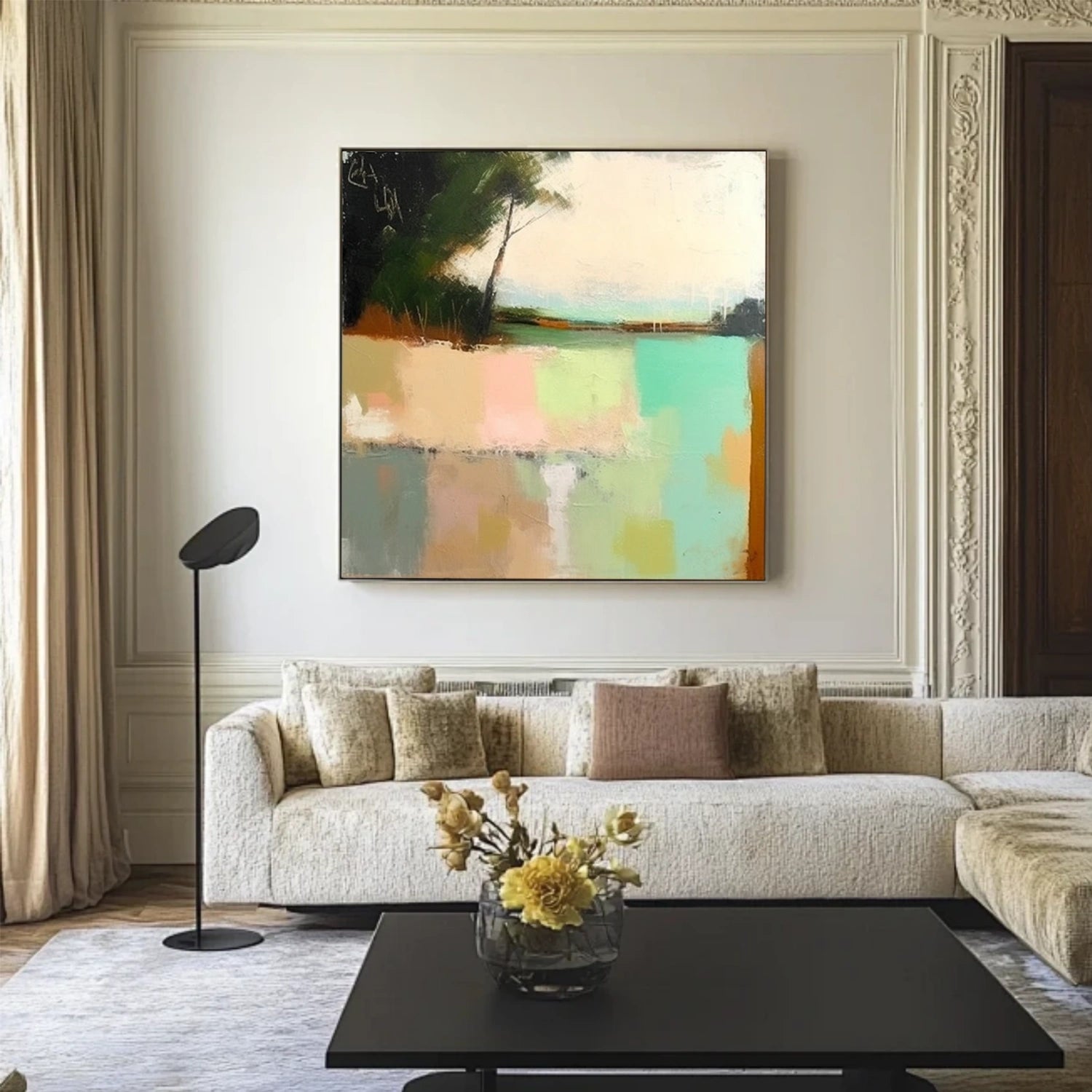 Colorful Abstract Canvas Wall Art #AP221
