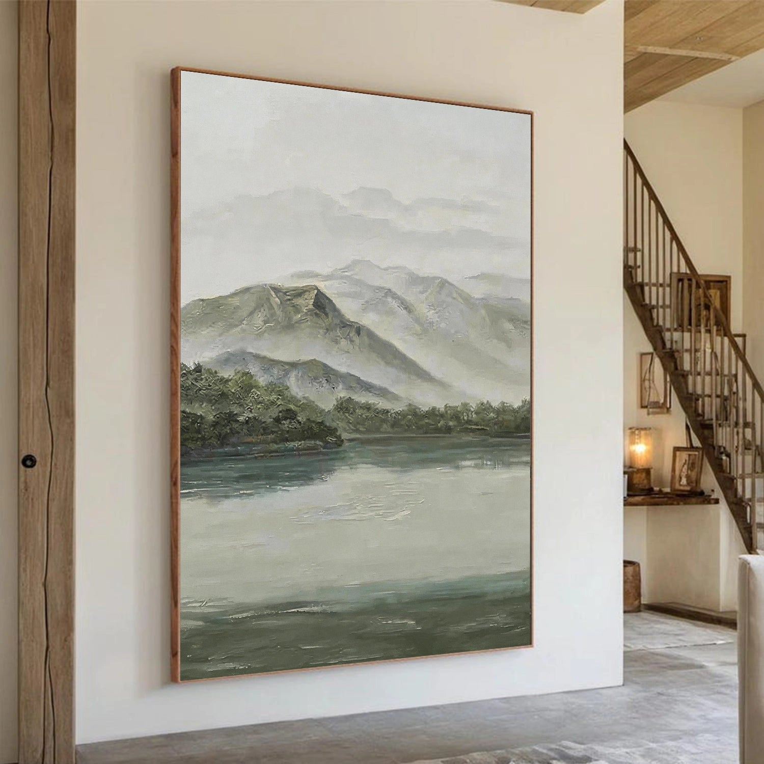 Abstract Mountain Canvas Art #MO060