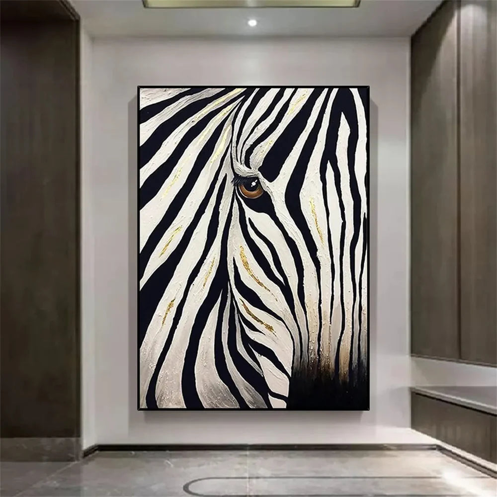 Animal Textured Canvas Art Painting #AC023