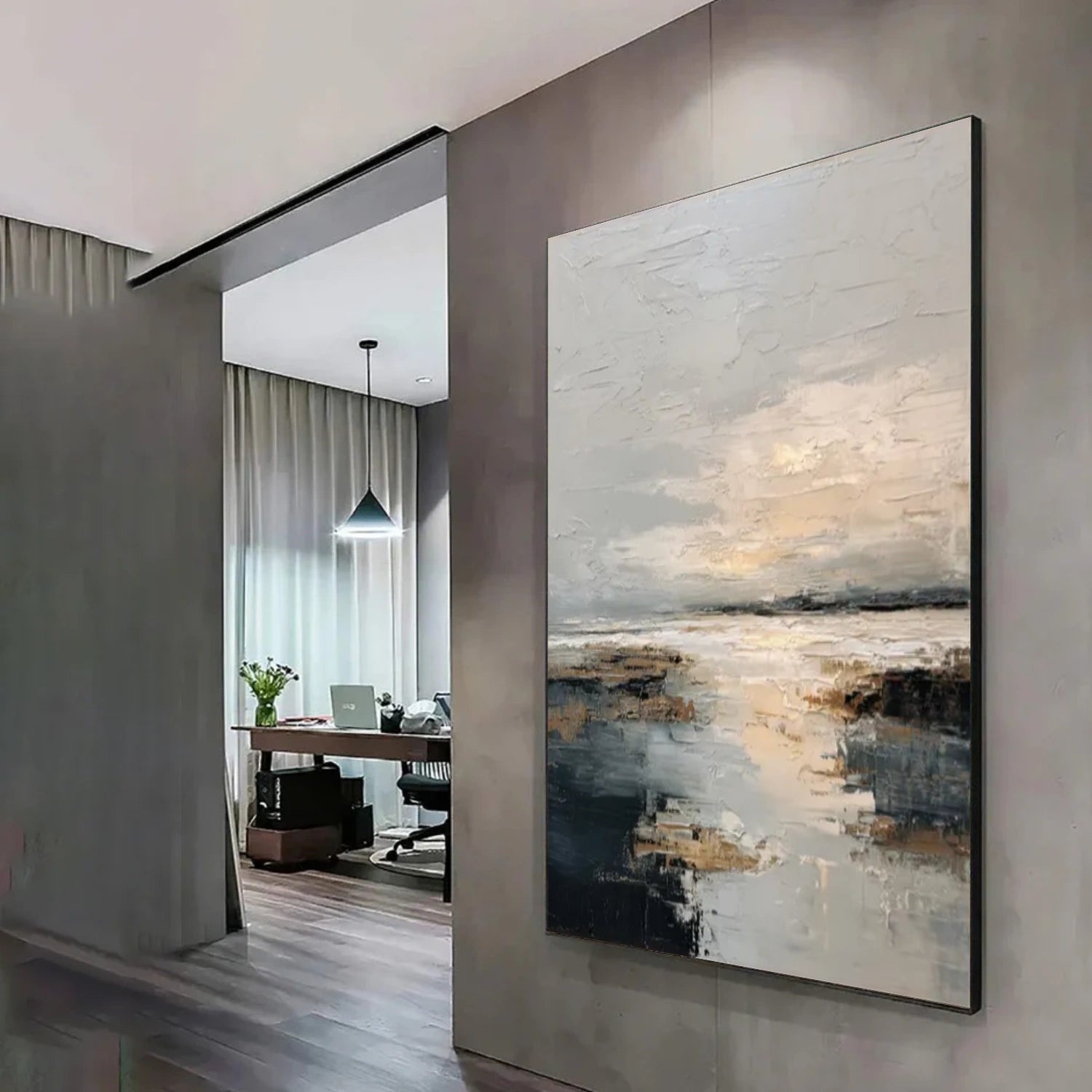 Abstract Canvas Wall Art #AP295