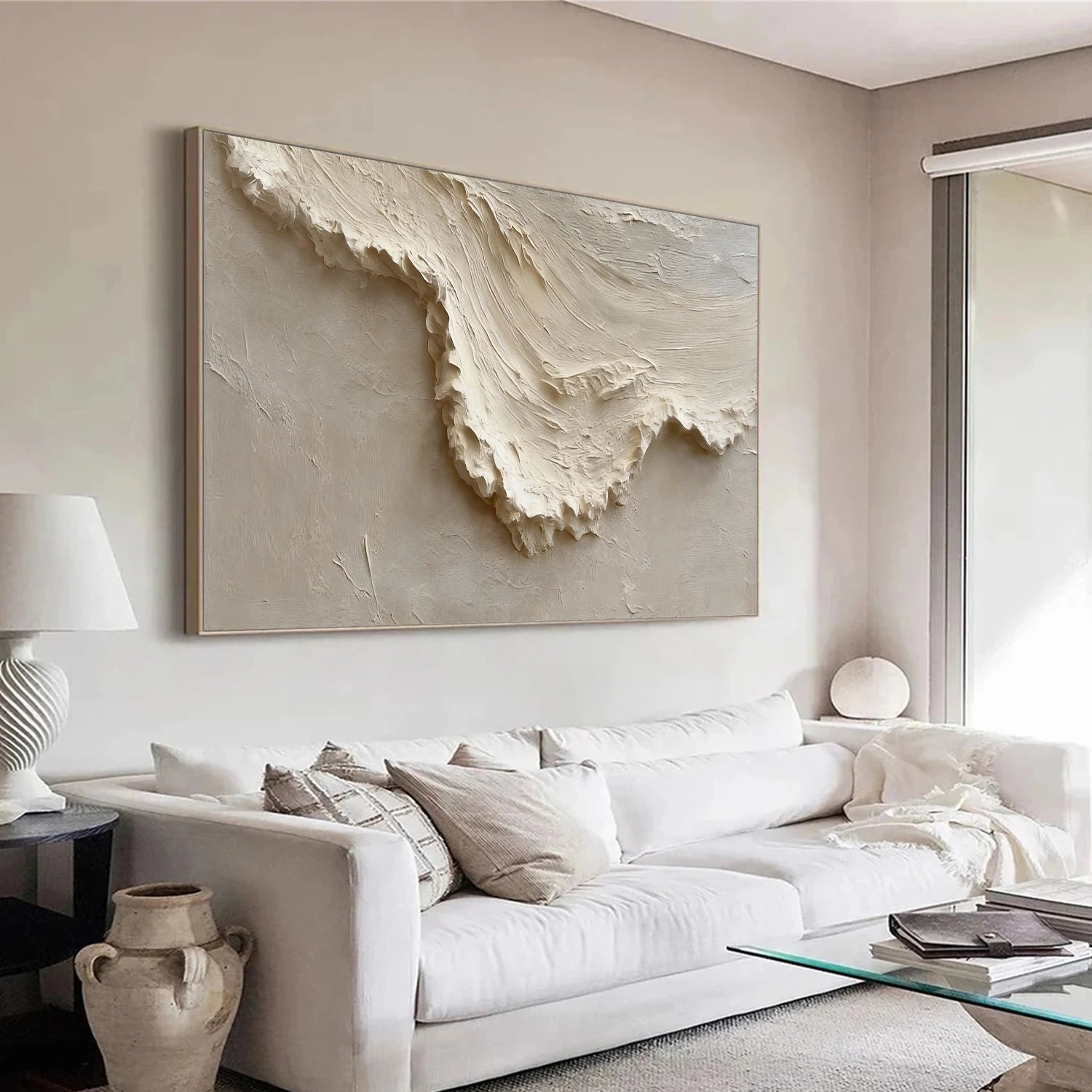 Ocean Abstract Textured Wall Art #OP048