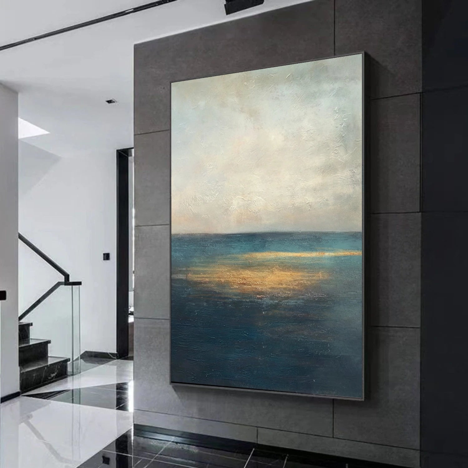 Abstract Canvas Wall Art #AP325