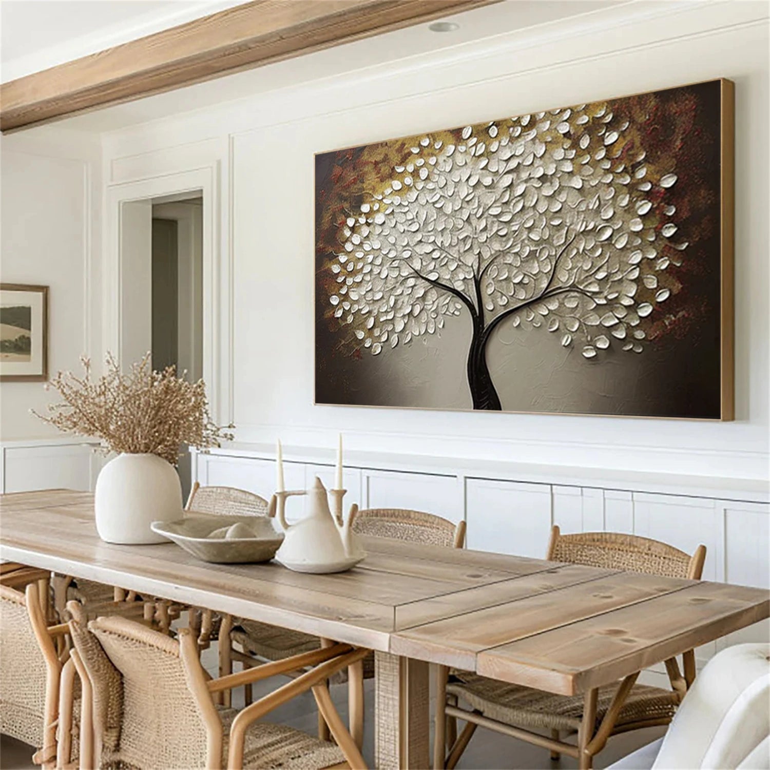 Tree Abstract Textured Wall Art #TP056
