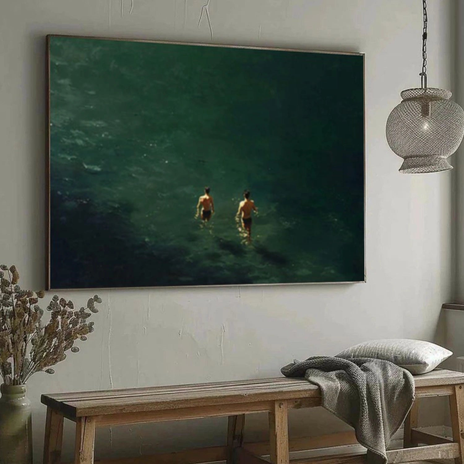 Ocean And Sky Abstract Wall Art #OS131