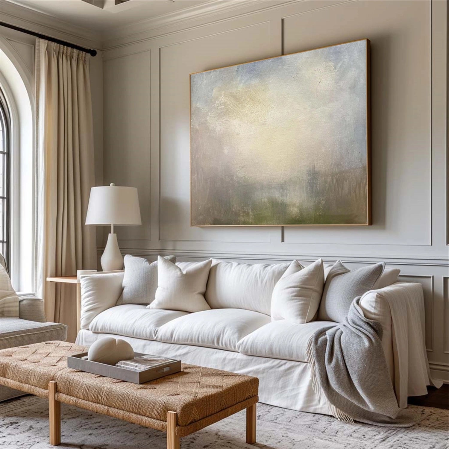 Abstract Canvas Wall Art #AP374