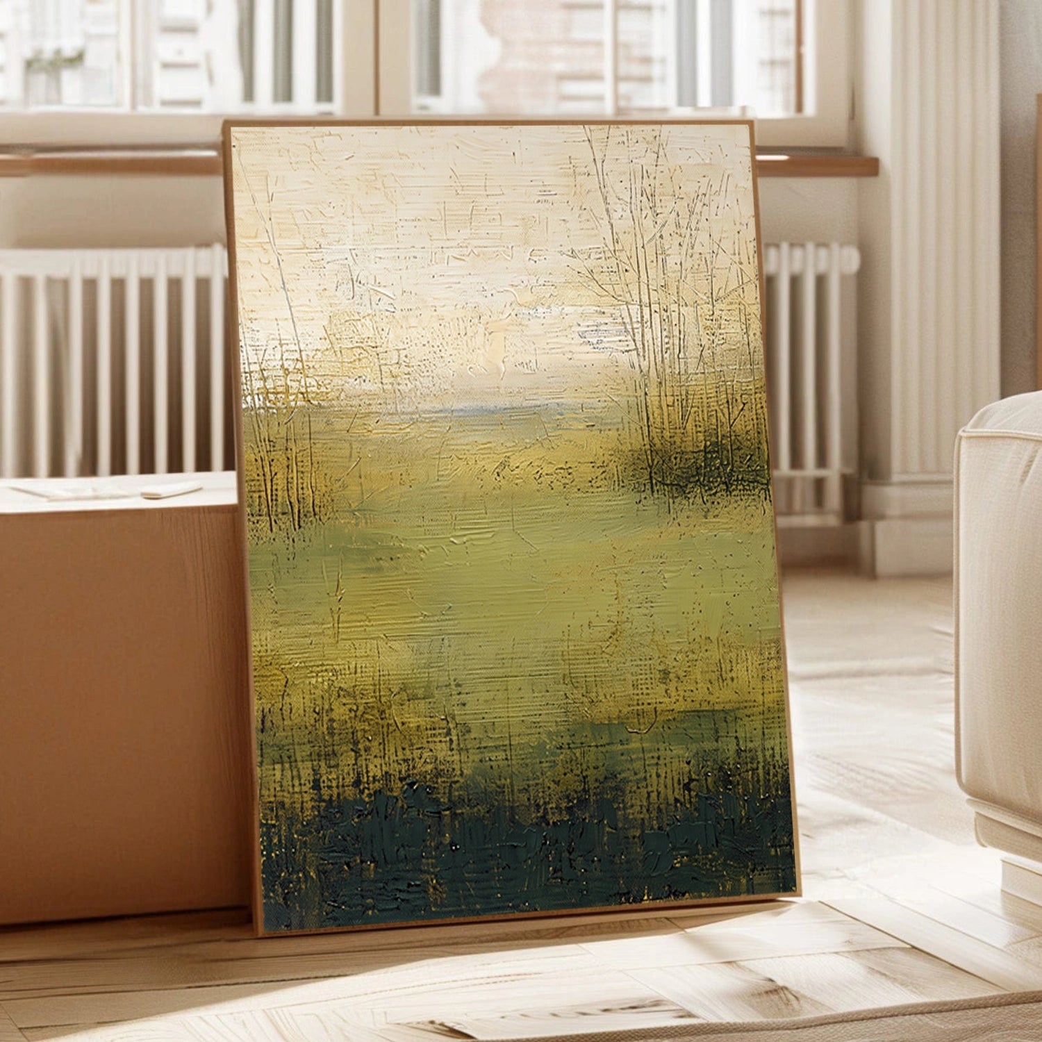Abstract Canvas Wall Art #AP380