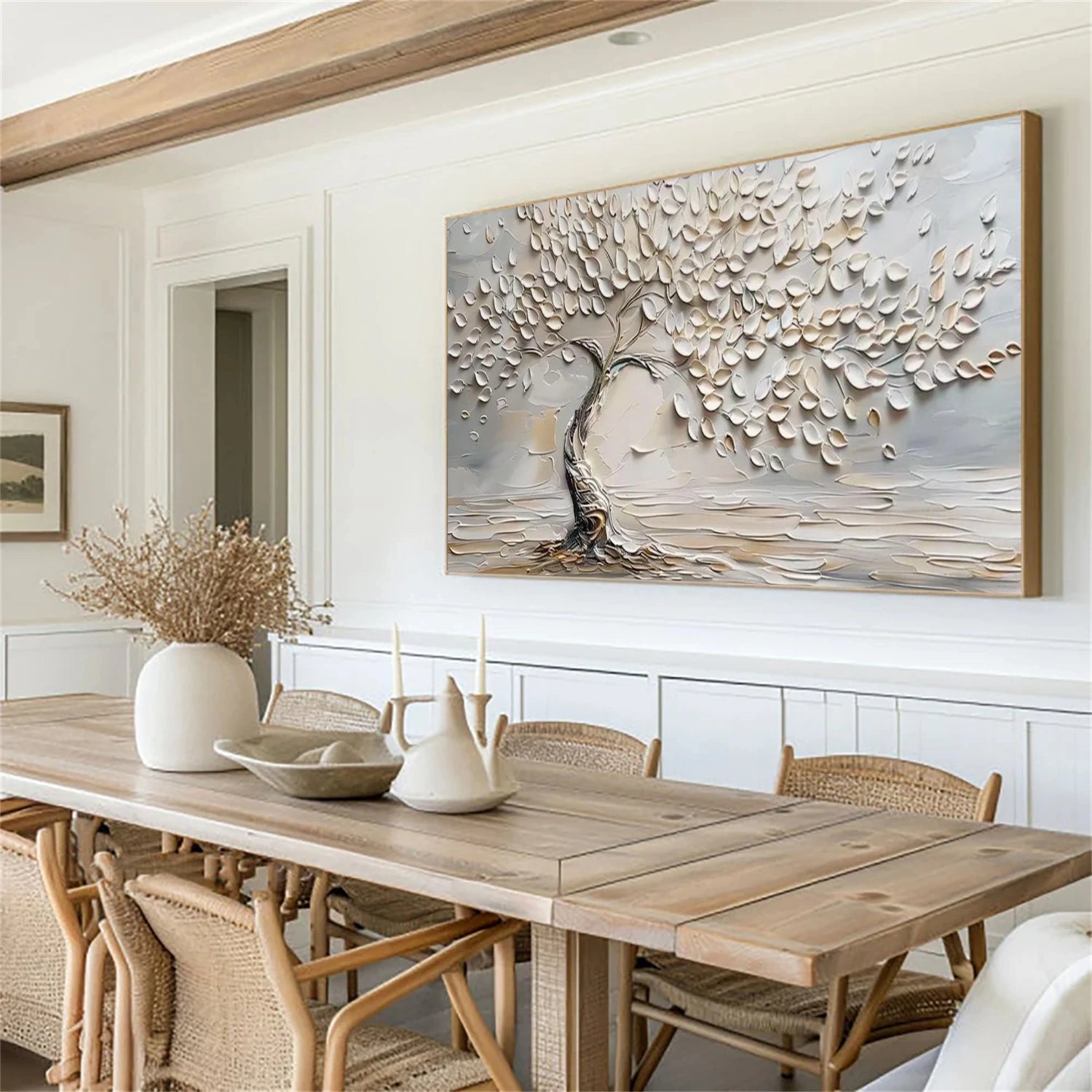 Tree Abstract Textured Wall Art #TP095