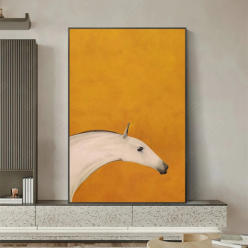 Abstract Animal Canvas Art Painting #AC020
