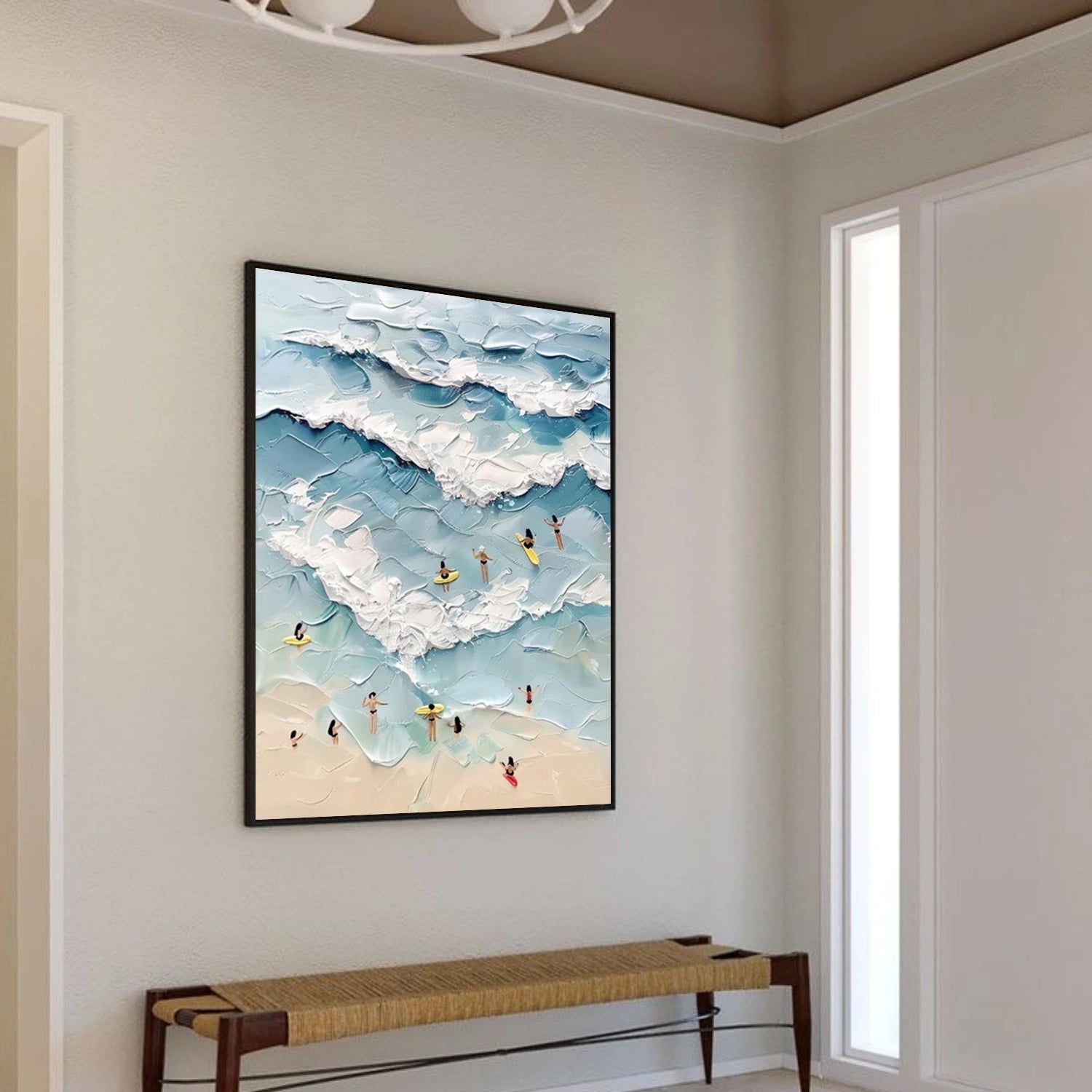 Swimming Sport Textured Wall Art #MS100