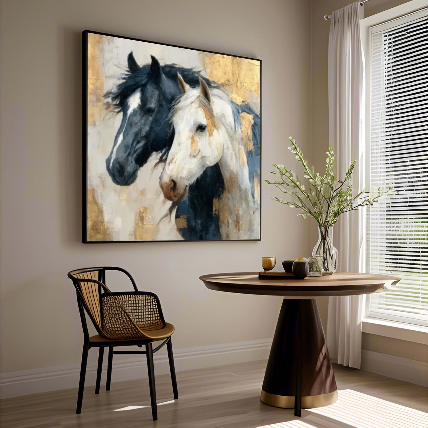 Abstract Animal Horse Wall Art #AC060