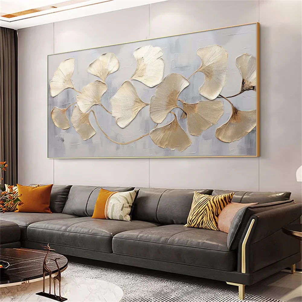 Flower Textured Painting Canvas #FP060