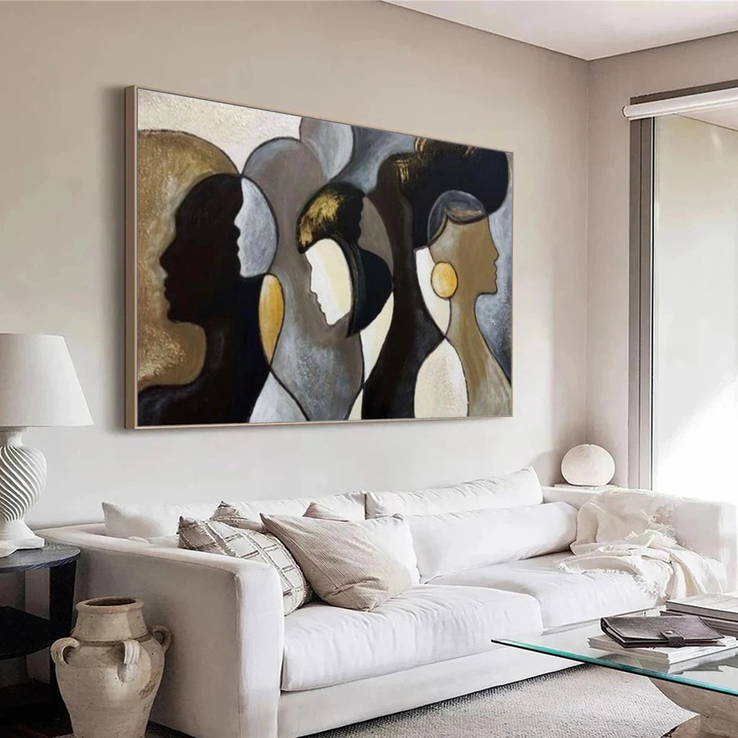 Abstract People Canvas Art #AE071