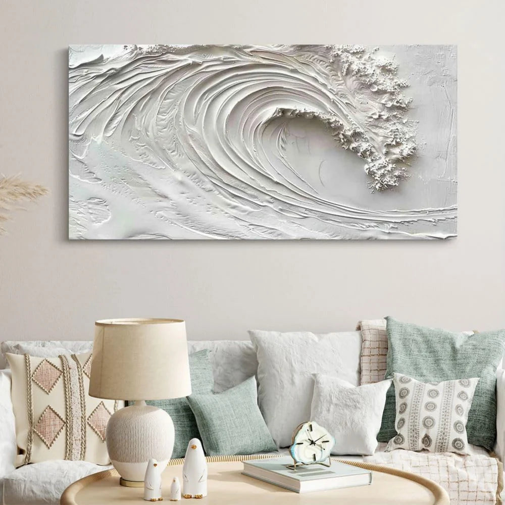 Ocean And Sky Textured Painting Canvas #OS040