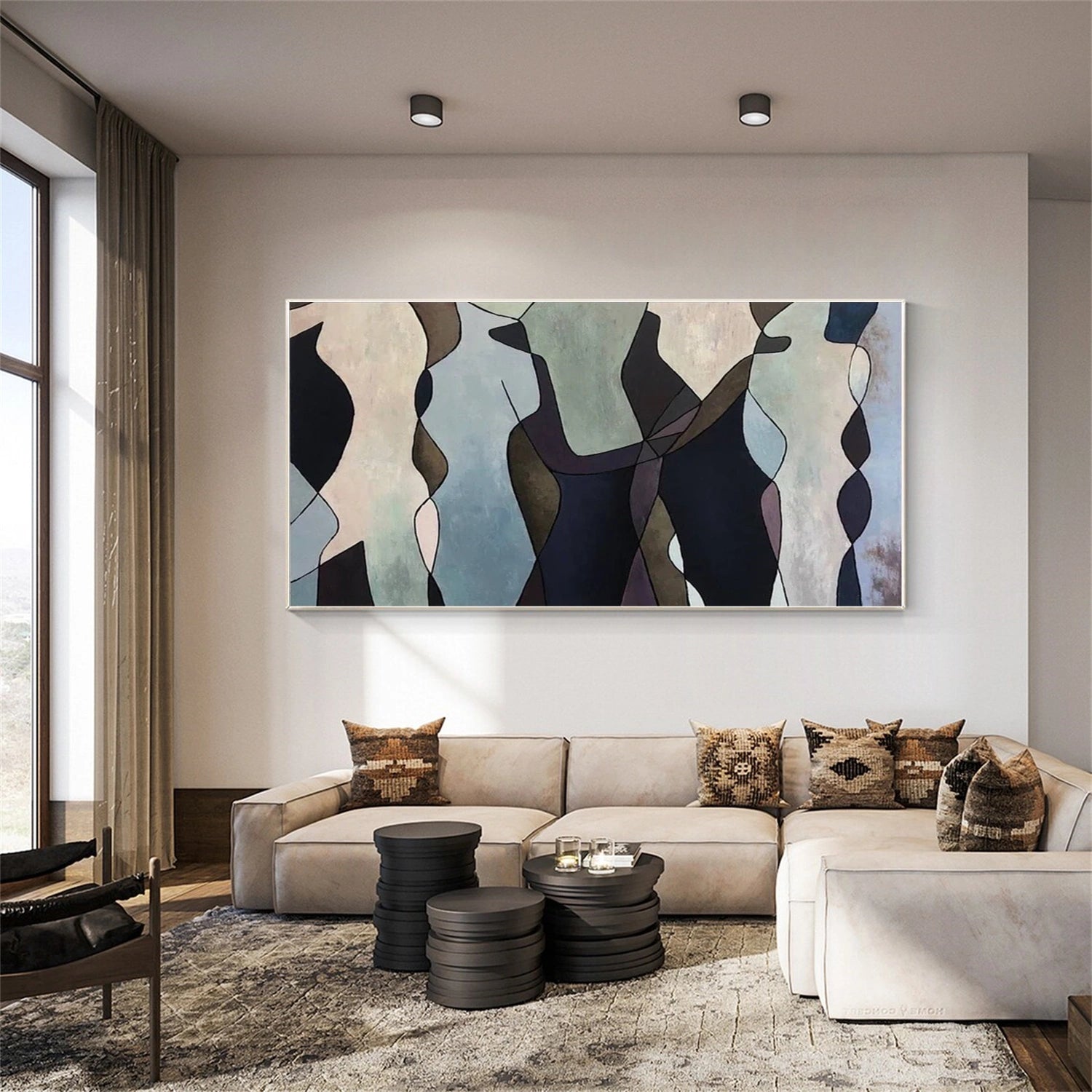 Abstract People Canvas Art #AE035