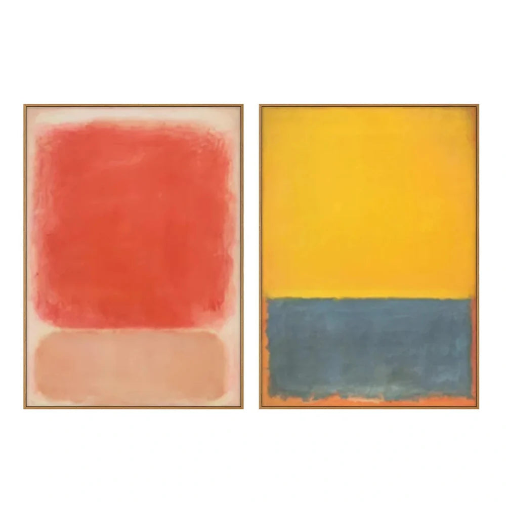 Abstract Painting Canvas Set of 2 #AP116