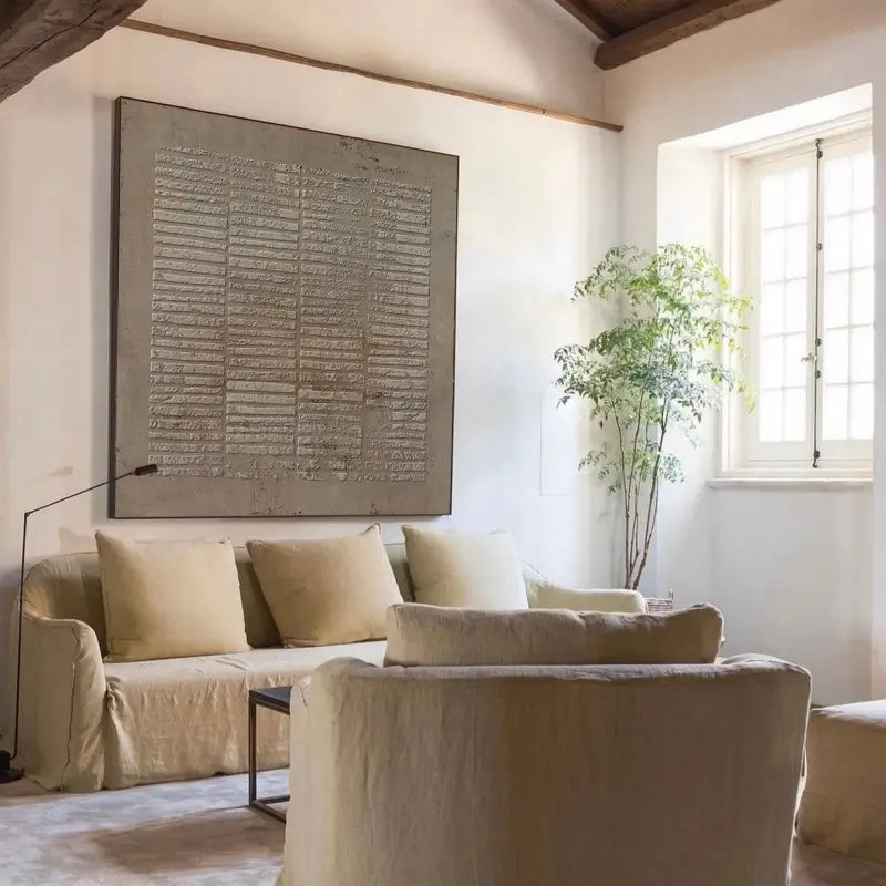 Brown Wabi Sabi Texture Canvas Art #WS003