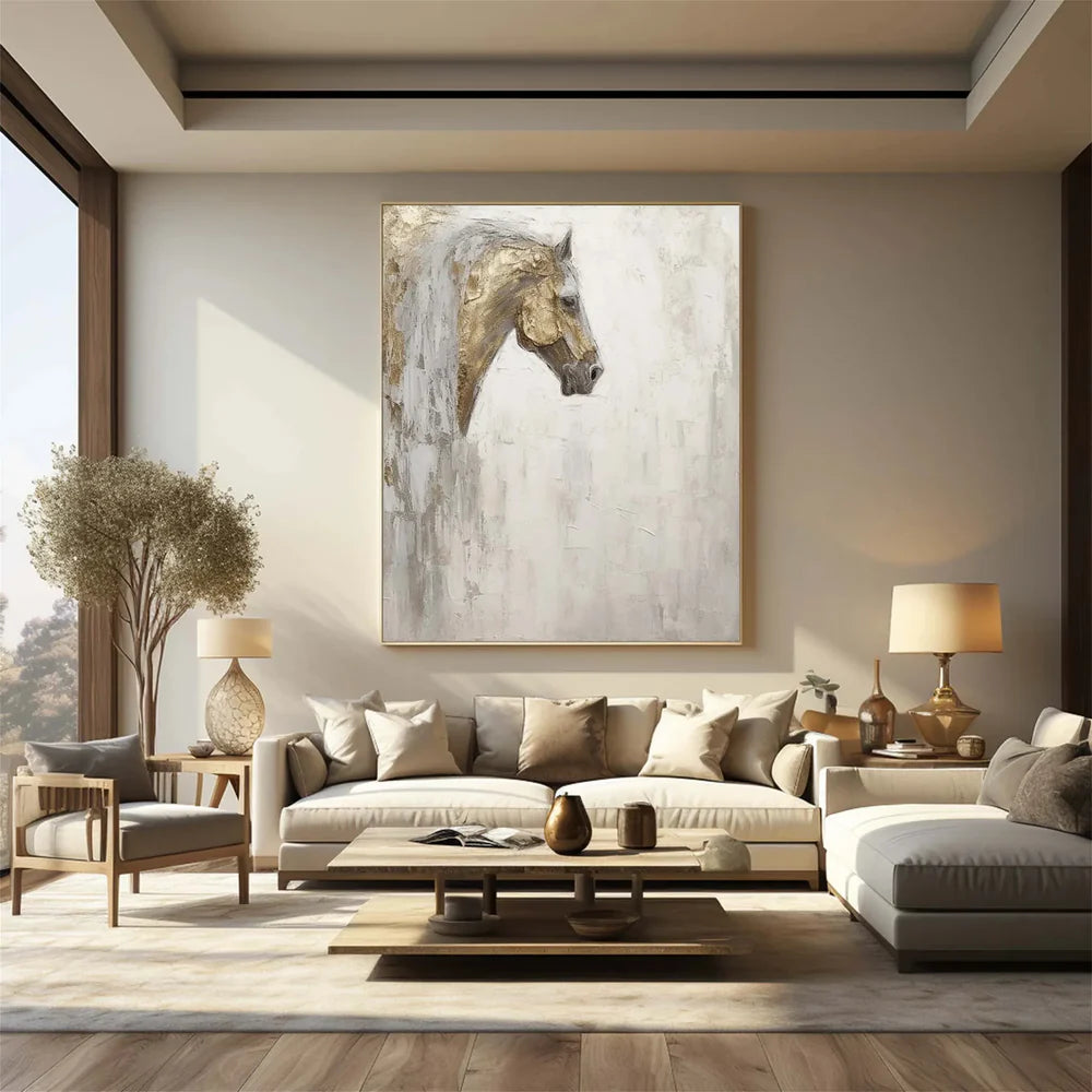 Animal Textured Canvas Art Painting #AC017