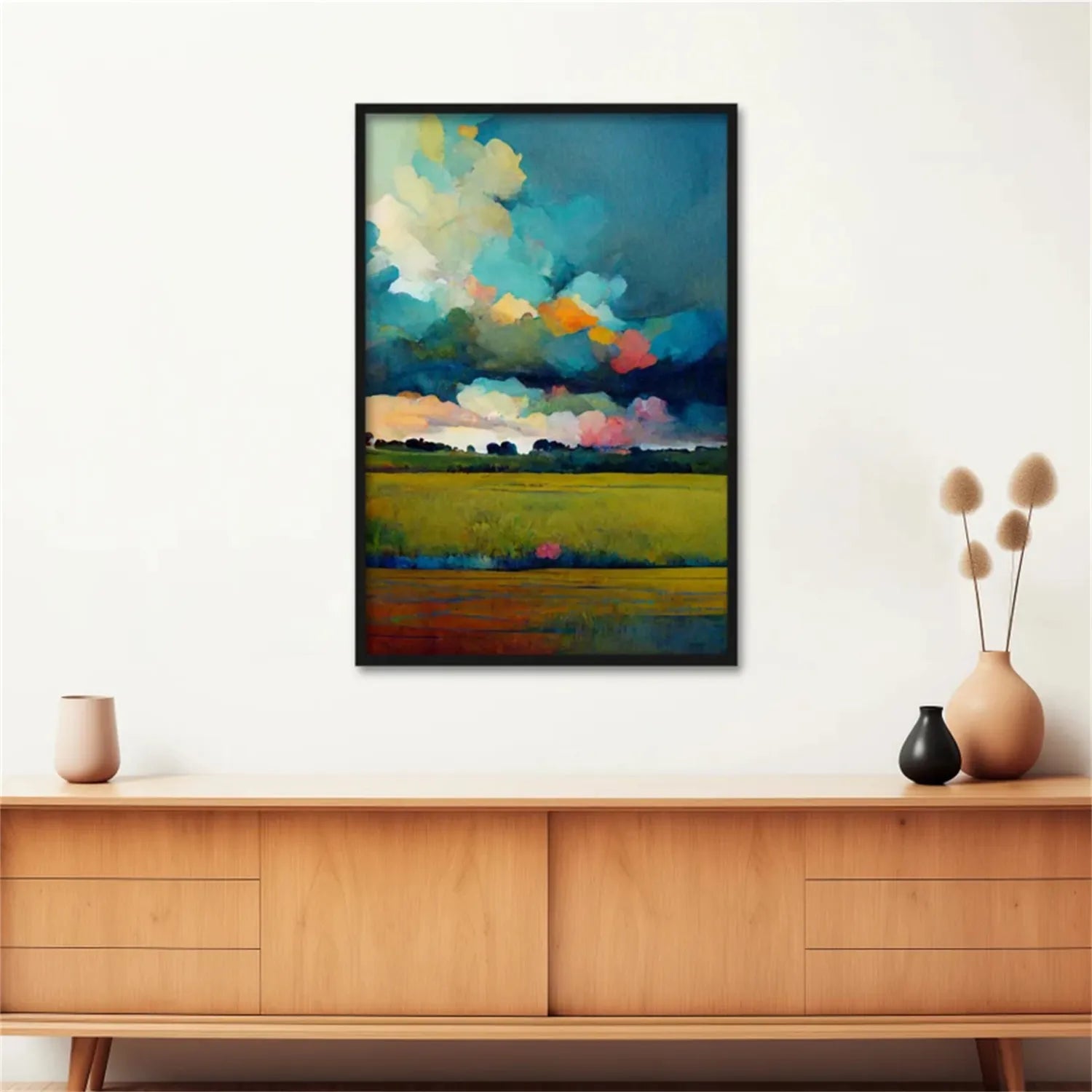 Colorful Landscape Abstract Wall Art #AP006
