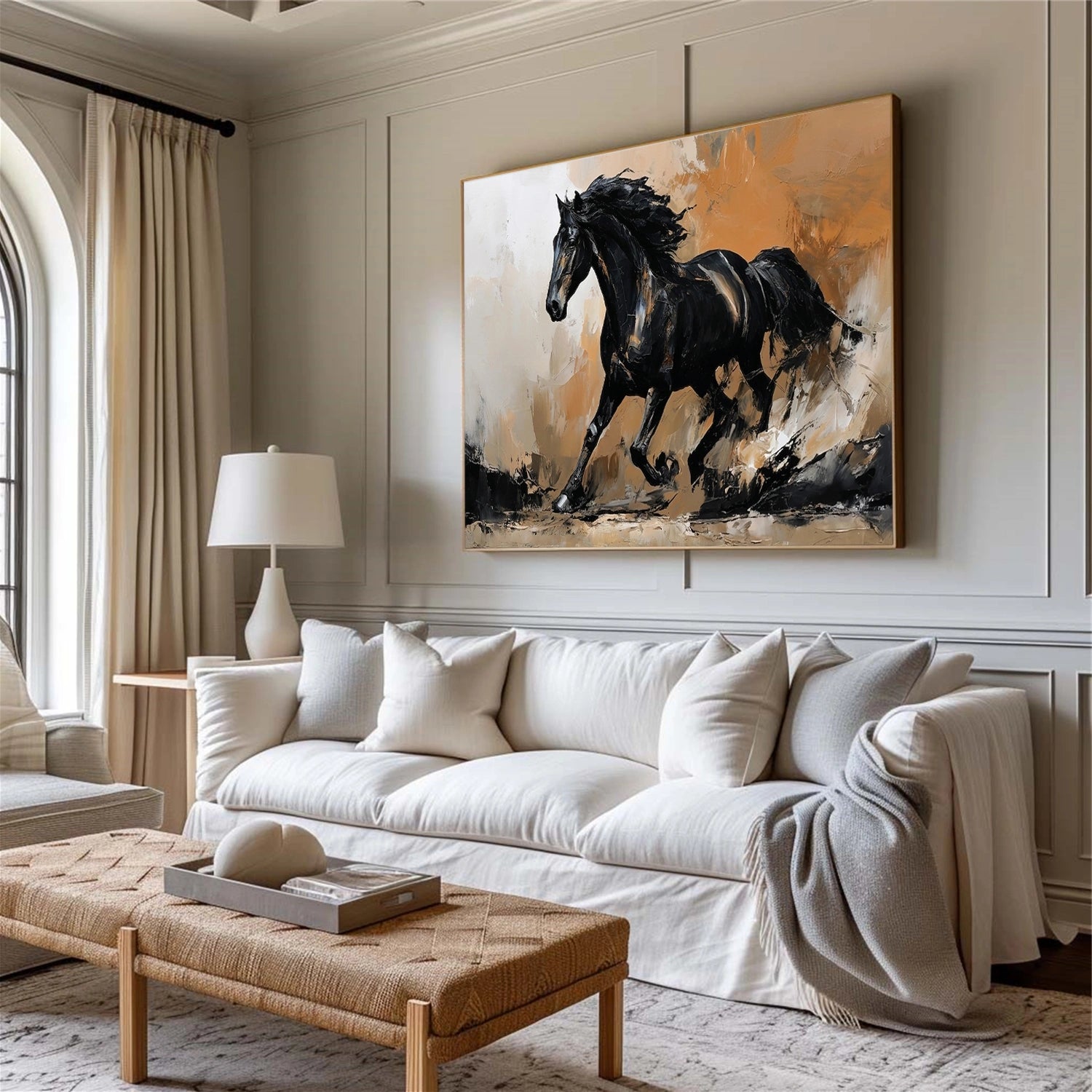 Abstract Animal Horse Wall Art #AC117