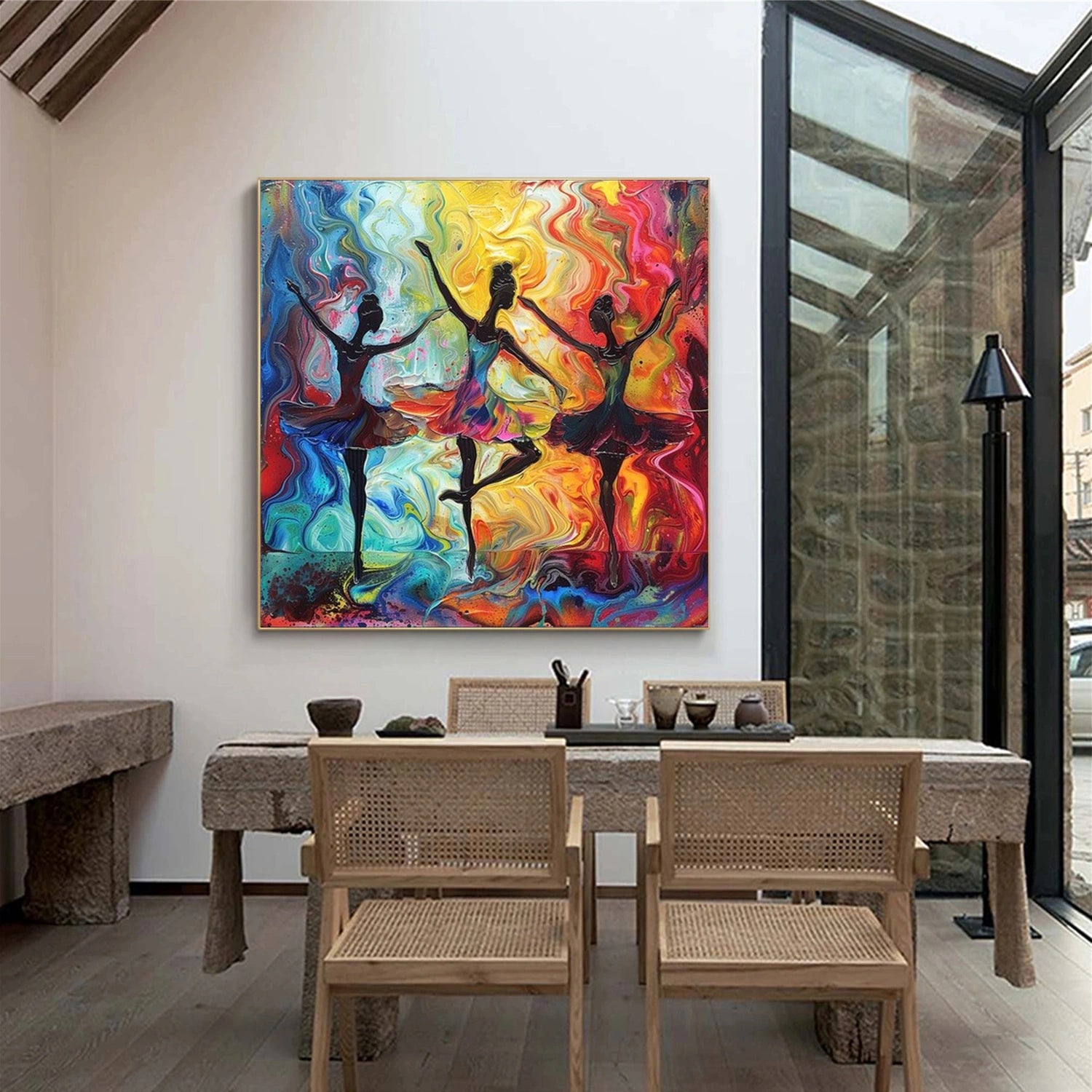 Abstract People Canvas Art #AE067