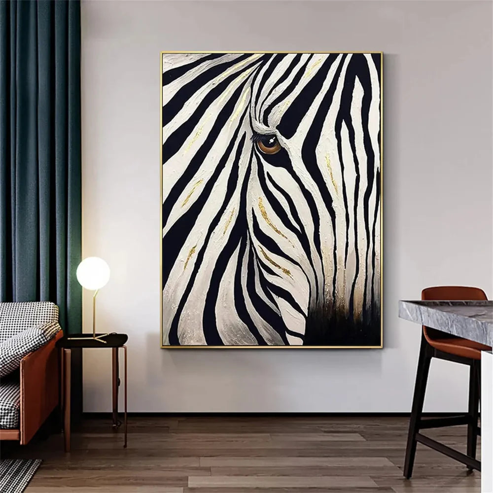 Animal Textured Canvas Art Painting #AC023