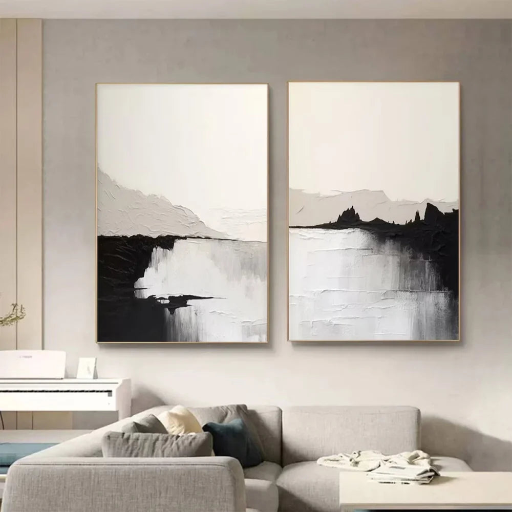 Abstract Painting Canvas Set of 2 #AP179