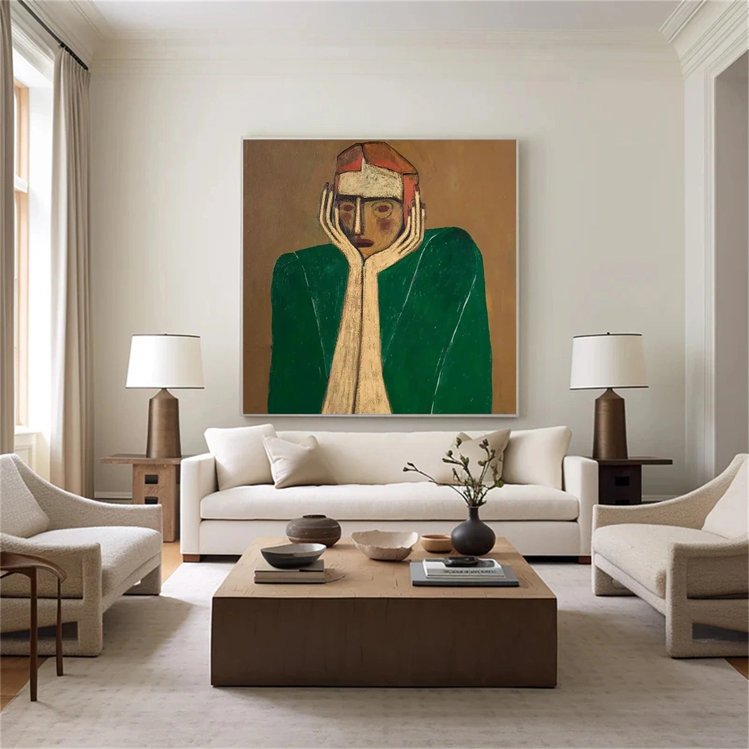 Abstract People Canvas Art #AE040