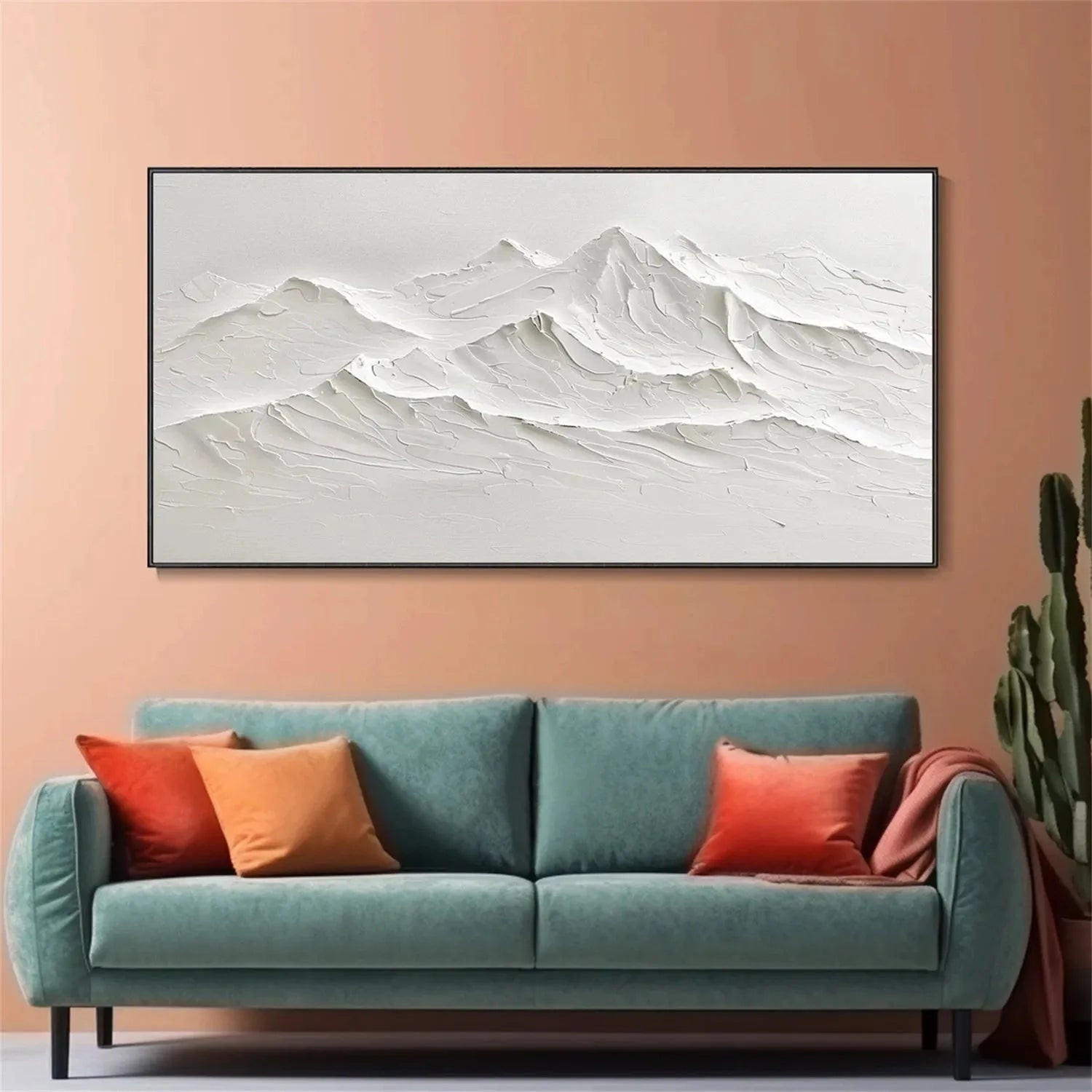Mountain Textured Canvas Art  #MO004