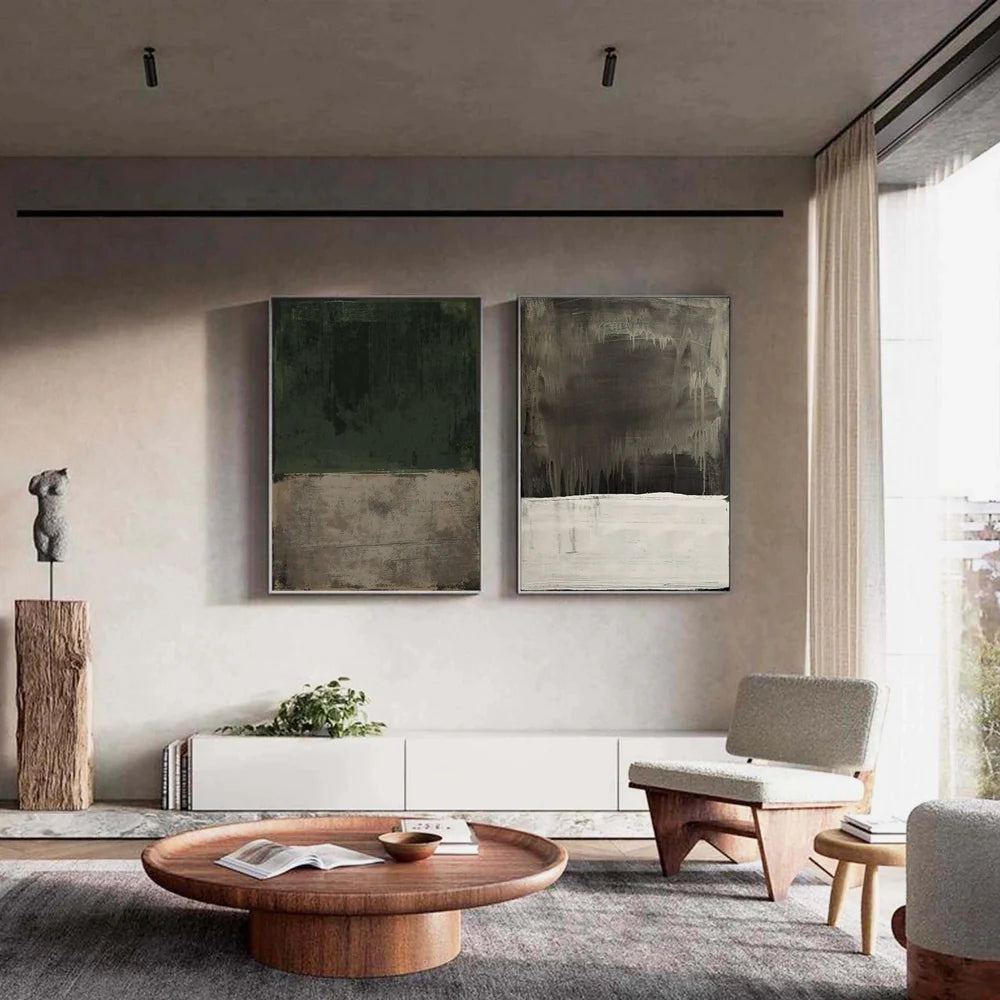 Abstract Painting Canvas Set of 2 #AP202