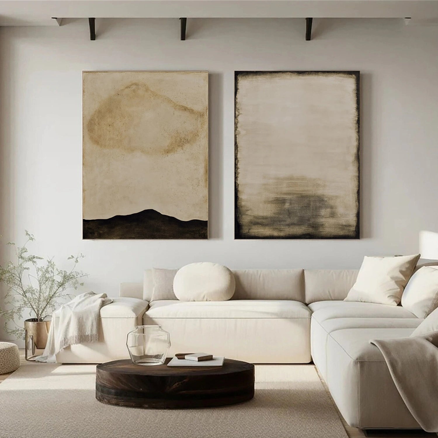 Wabi Sabi Canvas Art Set of 2 #WS058