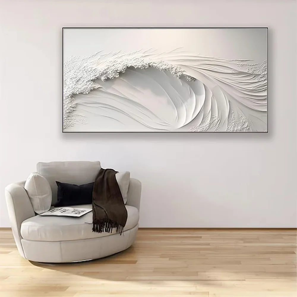 Ocean And Sky Textured Painting Canvas #OS035