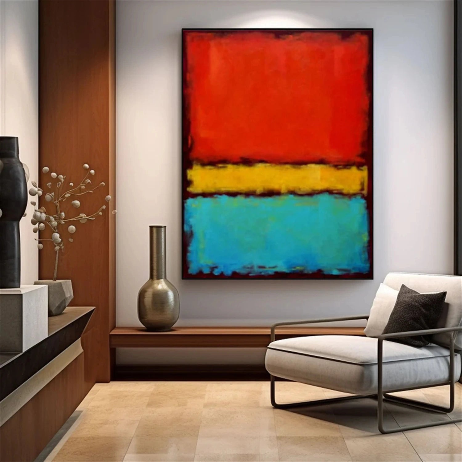 Abstract Canvas Wall Art #AP253