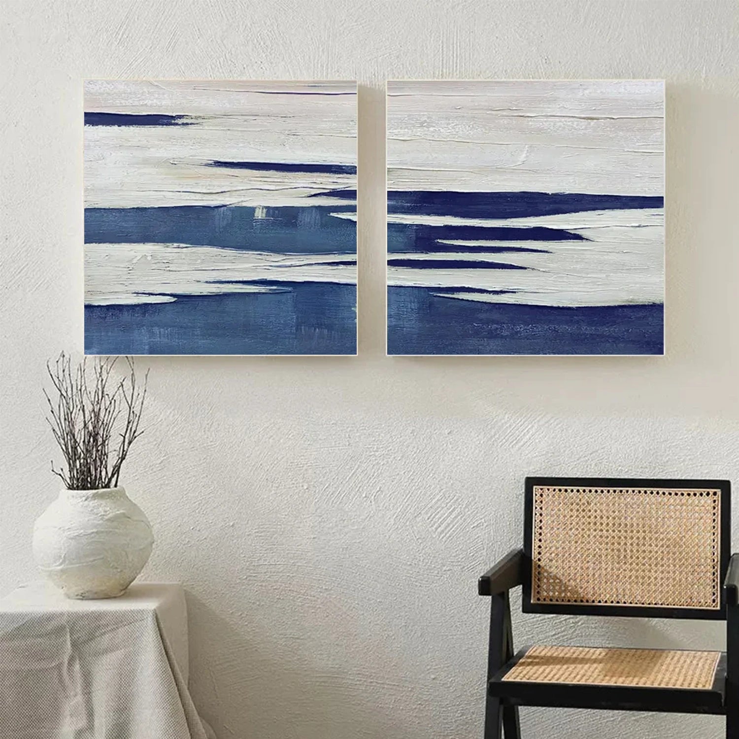 Abstract Canvas Wall Art Set of 2 #AP245